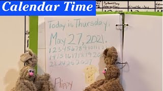 Calendar Time: Today is Thursday, May 27, 2021 | Today 4 Kids