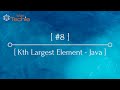 #8: Kth Largest Element in Array Explained - Java [WeTechie]