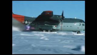 C-130 takeoff crashes using JATO in Ice of Antarctica 1974