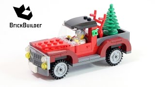 Lego Creator 40083 Christmas Tree Truck - Lego Speed Build