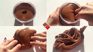 🍫チョコレート風thickスライム🍫《ASMR》《音フェチ》chocolate thick slime