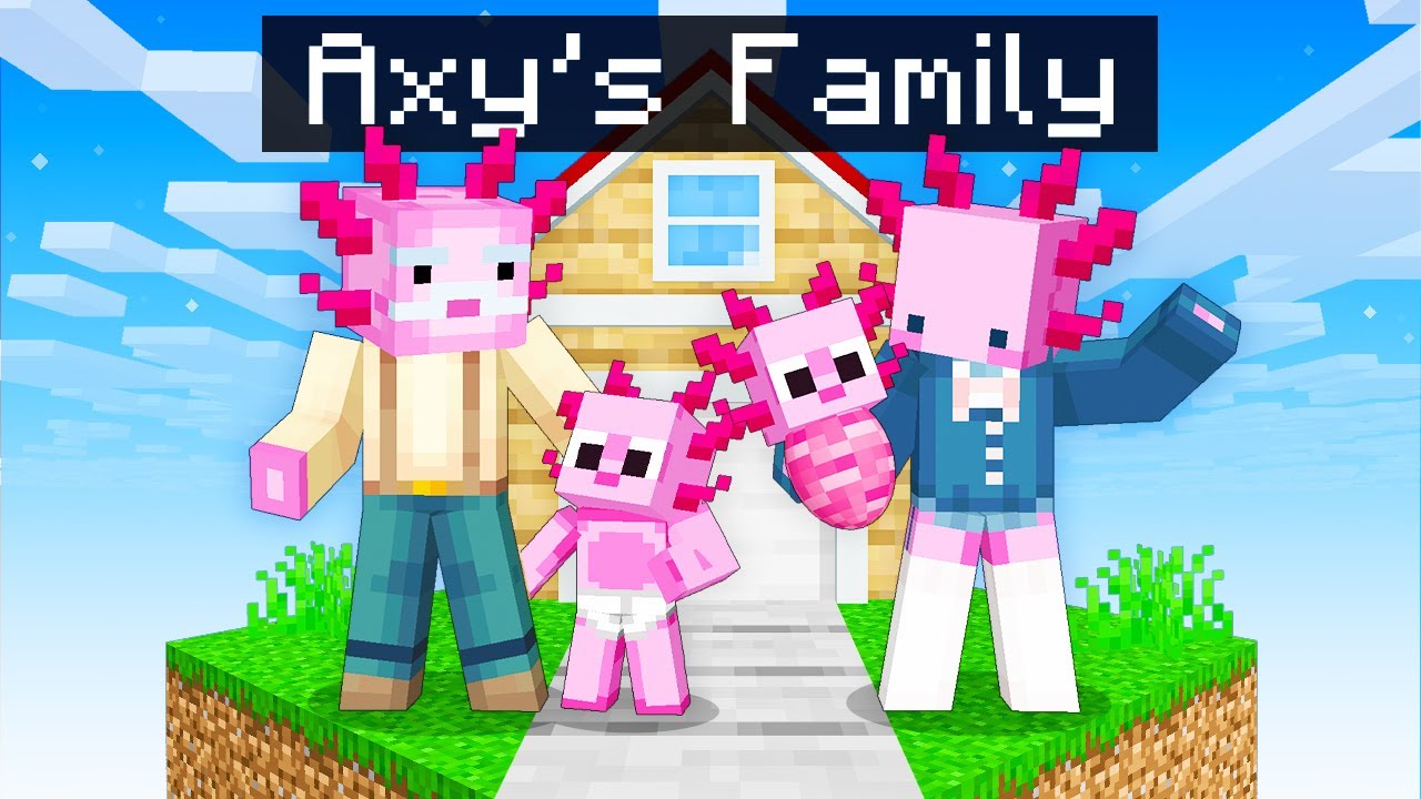 Having A Axy Family In Minecraft Youtube