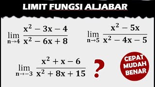 Persiapan ASESMEN AKHIR SEMESTER (AAS)_ Cara Mudah Menentukan Nilai Limit Fungsi