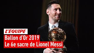 Ballon d'Or 2019 - Le 6e sacre de Lionel Messi