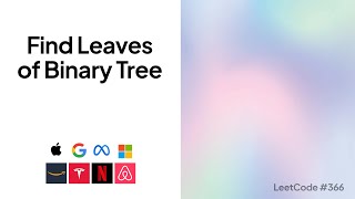 Find Leaves of Binary Tree | Top Google Coding Interview Question