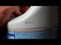 how to determine the manufacture and expiration dates of clorox bleach