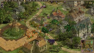 Cossacks II: multiplayer 2vs2. GROM, Lord vs Rotger, Geymer. Підрізані селяни