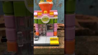 How to build a milk tea shop #asmr #lego #satisfying