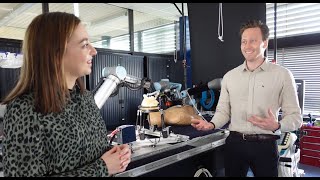 Meeting Christoff Heunis of Flux Robotics in his lab