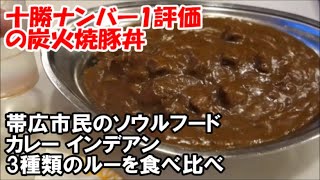 【スズキエブリイDA17V北海道車中泊旅】十勝帯広名物をランチ\u0026夕食でいただく一日!十勝地方ナンバー1口コミ評価「豚丼のかしわ」と帯広市民ソウルフード「カレーショップ インデアン」Hokkaido