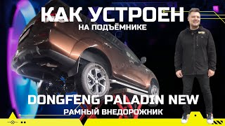 Что внутри? На подъёмнике 2025 Dongfeng Paladin New тех обзор: оцинковка, реальный клиренс, ТО