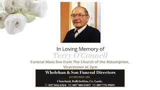 Terry O’Connell ~ Mass and Interment [Whelehan Funeral Directors]