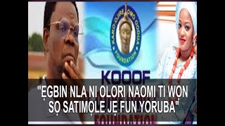 ẸGBIN ATI ABAWỌN NI JIJU  OLORI ỌỌNI TẸLẸ SATIMỌLE NILẸ YORUBA