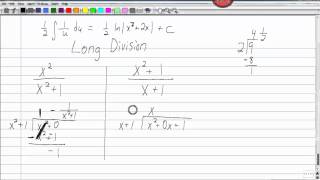 Integrating with Long Division