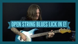 Lickorama Ep42: Open String Blues Lick In E