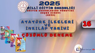 2025 MEB-EKYS-Atatürk İlkeleri ve İnkılâp Tarihi  16