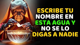 Pon TU NOMBRE en AGUA MÍSTICA y ATRAE MUCHO DINERO | Enseñanzas Budistas