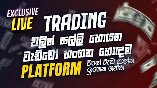 Trading වැඩ්ඩෝ හංගන හොඳම Platform එකේ වැඩ ගැන ඉගෙනගමුද?