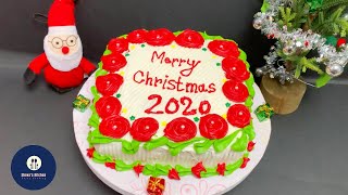 Christmas Cake 2020 || Perfect Vanilla sponge Cake || How to make perfect Cake