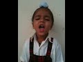 indian national anthem by cute lil punjabi baby boy... funny