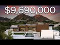 Touring A $9,690,000 Mansion with Mountain Views in Paradise Valley Arizona