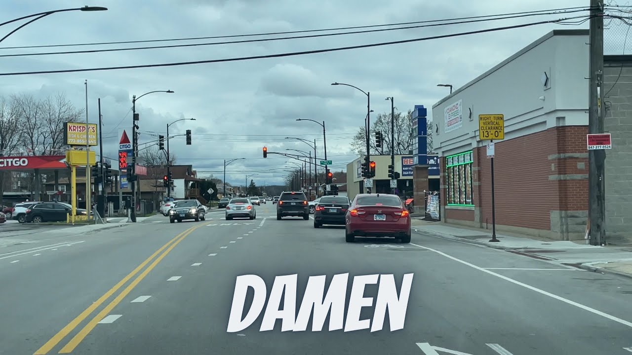 Damen Ave 47th To 87th 4k Southside Tour Youtube