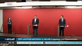 ORF III Aktuell SPÖ gegen Lockdown für UngeimpfteJörg & Leichtfried Kai Jan Mo., 15.11.2021