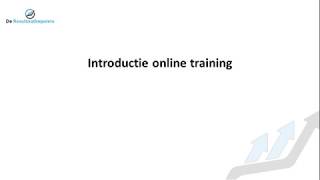 Introductie Online training