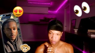 EXTREMELY FUNNY GAY TROLLING CUTE GUYS ON THE MONKEY APP LATE AT NIGHT🙈🏳️🌈(OVERLY FUNNY🤣)