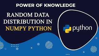 Python Tutorial for Beginners random data distribution in numpy python