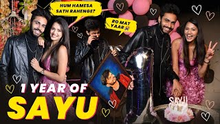 1 YEAR OF SAYU | SURPRISE VLOG FEAT. @Ayushyadav | SALONI MITTAL