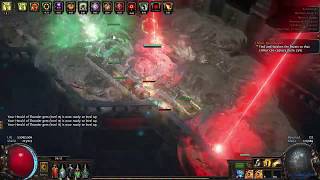 PoE 3.11 Tornado Chieftain T16 + Einhar - Raw Footage - \