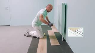 Floorify - How to install a vinyl floor around a pillar or pipe