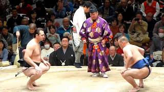 ロボコップ再び！元 高見盛(Takamisakari) vs 元 琴欧洲(Kotooshu)のOB戦（2018年2月11日 第42回大相撲トーナメント）