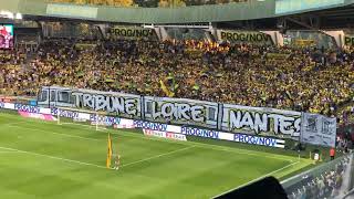 Tifo de la tribune Loire contre Lille