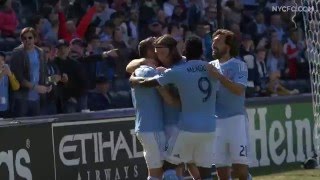 GOAL | Tommy McNamara heads in David Villa's miss off the crossbar | NYC vs NER