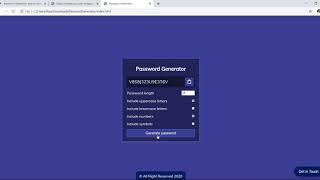 Password Generator App In JavaScript With Source Code | Source Code & Projects
