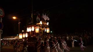 平成29年大阪市西淀川区姫嶋神社夏祭り地車宮入4