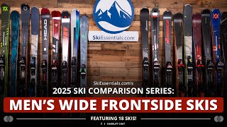 2025 Men's 80 mm Wide Frontside Ski Comparison with SkiEssentials.com