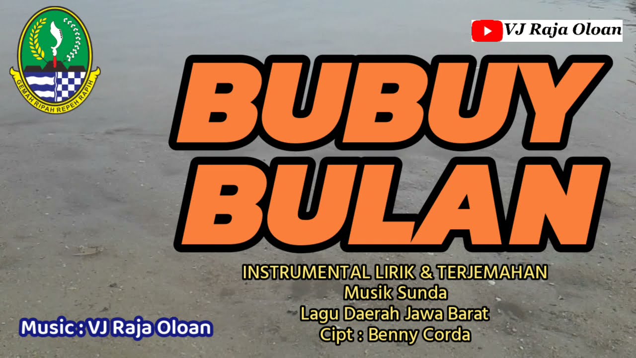 BUBUY BULAN. Tematik Kelas 4 SD. Instrumental Lirik & Arti Lagu Jawa ...