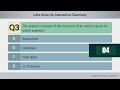 Atomic Question and Answer Quiz  | Interactive chemistry Atom