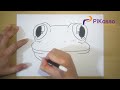 frog face easy drawing tutorial