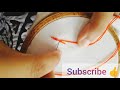 Portuguese knotted stem stitch || Easy hand embroidery  by Heaven's embroidery || for beginners 2020