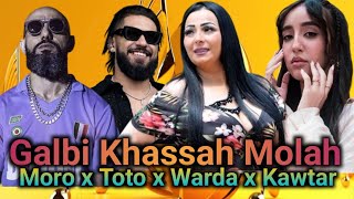 MORO x ElgrandeToto x Cheba Warda - Galbi Khassah Moulah قلبي خاصه مولاه l Rai Rap Remix 2024