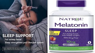 Natrol 10mg Melatonin Fast Dissolve Tablets Sleep Aid Review