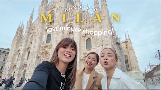 Last Minute Shopping in Milan, Italy🇮🇹 | Arianne Bautista