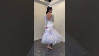 GW✨モデル着用動画　社交ダンスドレス　　Ballroomdance dress बॉलरूम नृत्य परिधान यह खूबसूरत है   vestir