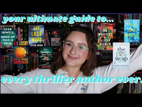 YOUR ULTIMATE GUIDE FOR EVERY THRIILLER AUTHOR 50 Thriller Book Recommendations