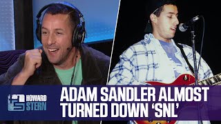 Adam Sandler Almost Turned Down “SNL” (2015)