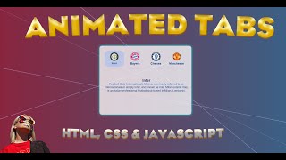 How to Create Animated Tabs using HTML, CSS & JavaScript